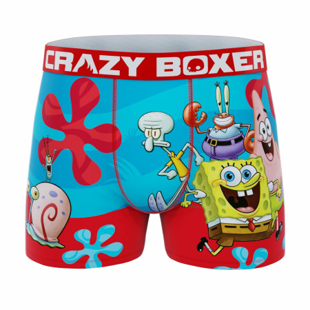 Crazy Boxer SpongeBob SquarePants and Friends Men's Boxer Briefs